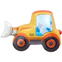 Воздушный шар фольгированный 29" "Трактор" в инд уп.