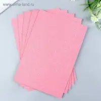 Фоамиран глиттерный Magic 4 Hobby 2 мм  цв. розовый, 20х30 см