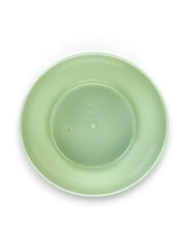 Горшок для цветов с поддоном 0,8 л d14 см h8 см "Фиалочка" зеленый