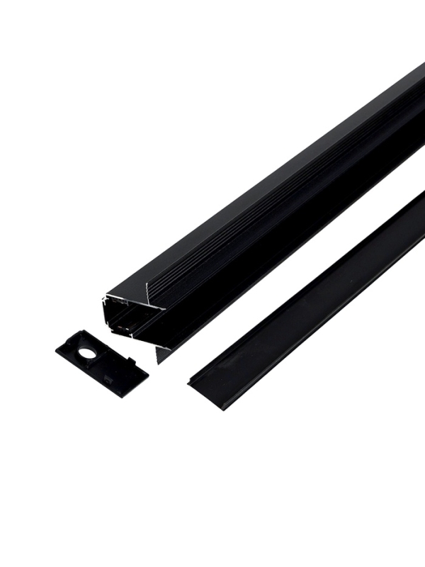 Шинопровод трековый магнитный &laquo;Broad&raquo;, однофазный, скрытый монтаж, 1 м, чёрный