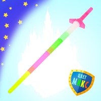 Меч световой &laquo;Яркий воин&raquo;, световые эффекты, работает от батареек, цвета МИКС