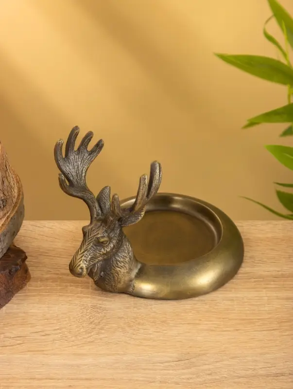 Подставка для бутылки "Лось" 18х14х14 см, алюминий