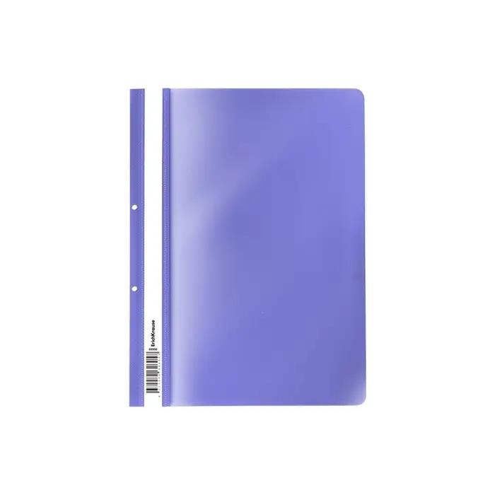 Папка-скоросшиватель A4, 180 мкм, ErichKrause "Diagonal Pastel", с перфорацией, с тиснением "диагoналь", микс