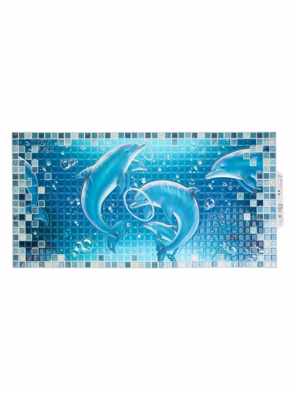 Панель ПВХ "Мозаика Лазурь Дельфин " 960х480 мм