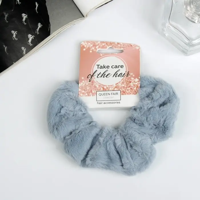 Резинка для волос Резинка для волос "Орбита" нежность, 9 см, голубой