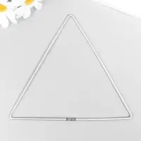 Основа для изготовления ловца снов металл "Треугольник" 0,28х15х15 см