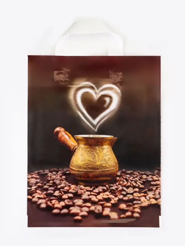 Пакет "Мгновеине", полиэтиленовый с петлевой ручкой, 35х28 см, 55 мкм