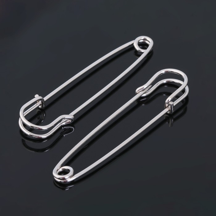 Булавка 7&times;1,6 см (набор 3 шт.), СМ-208-5, цвет серебро