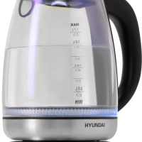 Чайник HYK-G8800 1,7л 2200Вт серебристый (стекло)
