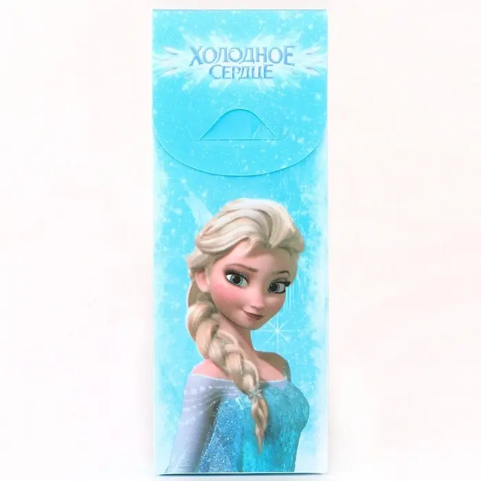 Пенал-футляр пластиковый, 75&times;195&times;25 мм, сборный, &laquo;Холодное сердце&raquo;