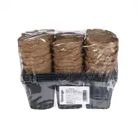 Набор для рассады: торфяной горшок 6&times;6 см, кассета на 6 ячеек, 17.5&times;13.5 см, Greengo