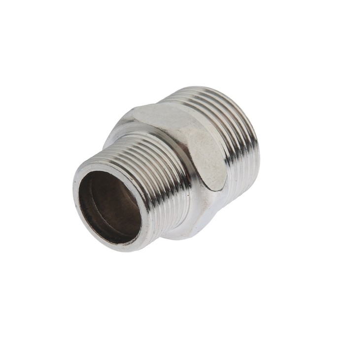 Ниппель переходной ZEIN engr, 3/4" х 1", наружная резьба, нержавеющая сталь