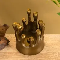 Подсвечник "Огар" 9х9х11 см, алюминий