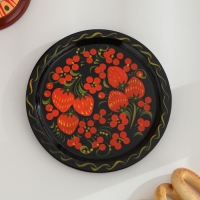 Набор специй &laquo;Земляничка&raquo;, средний, 15&times;15&times;6 см, хохлома