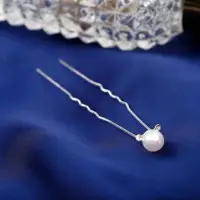 Шпилька для волос &laquo;Бусинка&raquo;, стразы, 0.8&times;6 см, МИКС