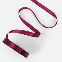 Лента атласная, 12 мм, 23&plusmn;1 м, баклажановая №252