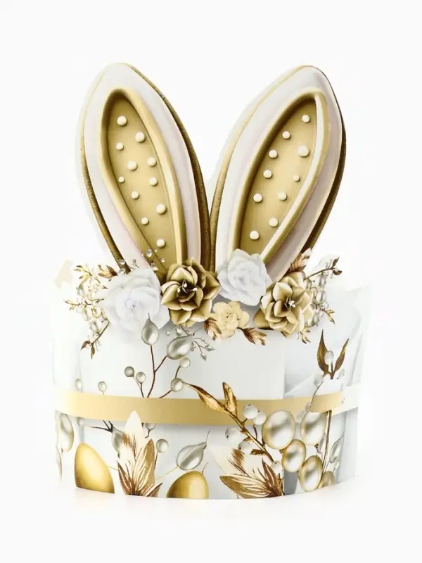 Ободок для кулича &laquo;Заячьи ушки&raquo;, на пасху, 25.7&times;10.8 см