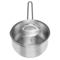 Ковш сотейник 1,5 л кухонный Solid-16SP с крышкой и носиком