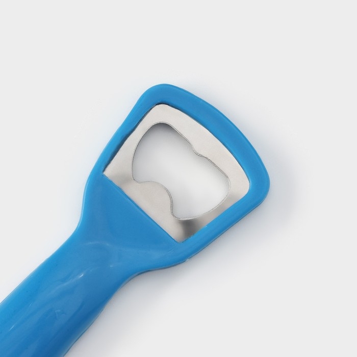 Открывашка - штопор Доляна, 14 см, цвет синий Открывашка - штопор Доляна, 14 см, цвет синий