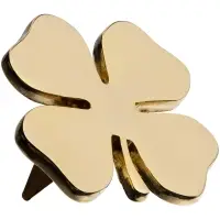 Шильдик &laquo;Счастливый клевер&raquo;, золотистый