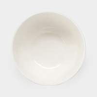 Салатник Доляна &laquo;Романс&raquo;, d=14.1 см, костяной фарфор, белый