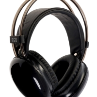 Наушники полноразмерные Mybit W-33, RGB подсветка, BT5.3, 800 мАч, Type-C, чёрные