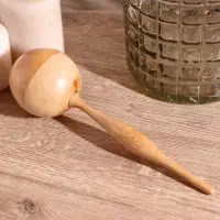 Сувенирный музыкальный инструмент "Маракас" дерево лак 25х7х7 см