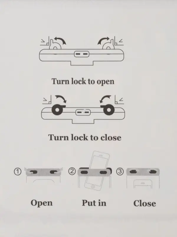 Водонепроницаемый чехол для телефона, размер 20х11 см, чёрный