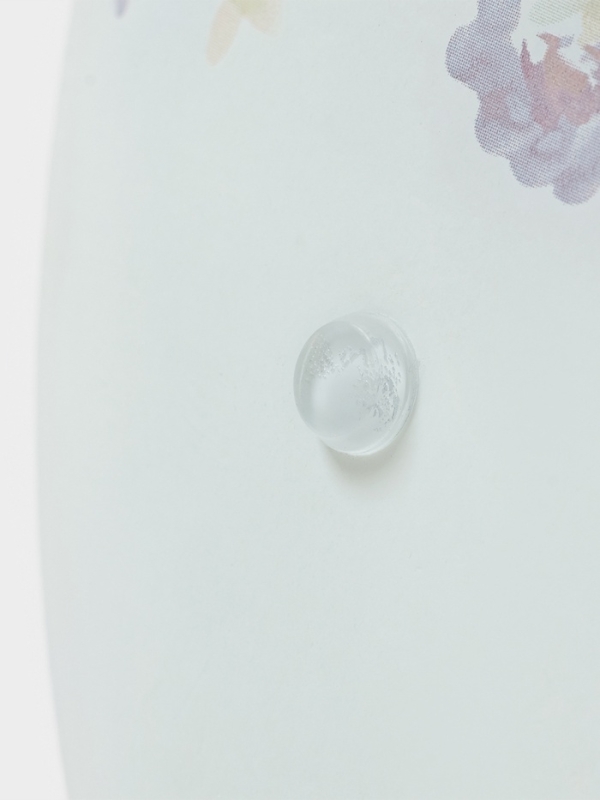 Фруктовница Доляна &laquo;Букет незабудок&raquo;, d=20/25 см, h=24 см, стекло, рисунок