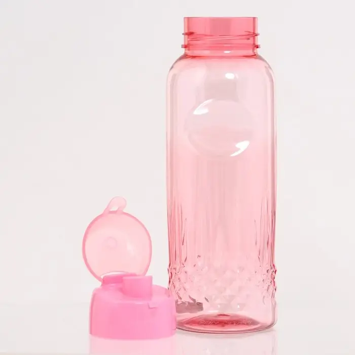 Бутылка для воды спортивная, 650 мл, "Лазурь", 4.7 х 22.5 х 7 см, микс