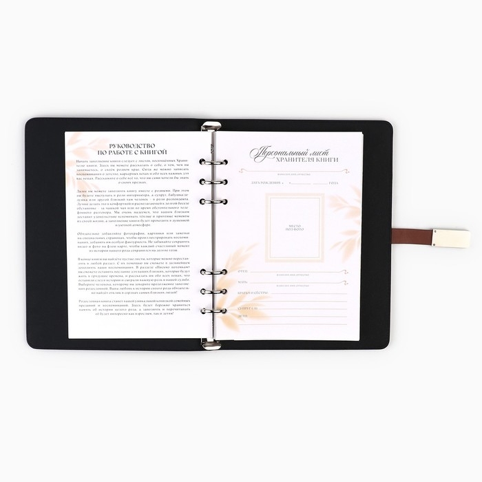 Родословная книга со встроенной флешкой 16 Gb &laquo;Наше фамильное дерево&raquo;, 17,5 х 23 см.