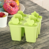 Форма для мороженого Доляна &laquo;Нега&raquo;, 6 ячеек, цвет МИКС