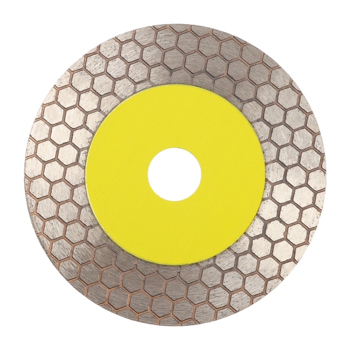 Диск алмазный для резки и шлифовки ТУНДРА, для запилов под 45 градусов, сплошной, 125 мм