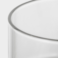 Набор стеклянных кружек на металлической подставке "Квартет", 4 шт, 250 мл