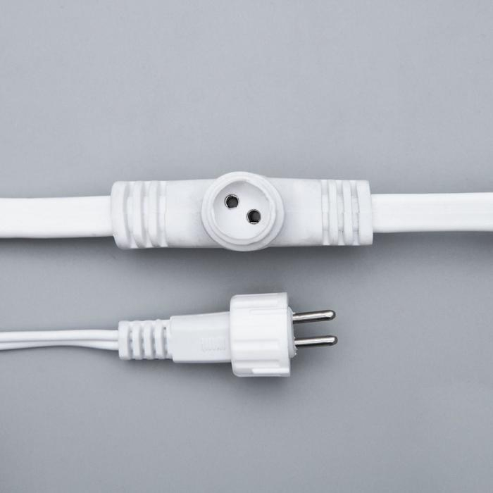 Гирлянда &laquo;Занавес&raquo; 2 х 1.5 м, IP65, УМС, белая нить, 360 LED, свечение белое, мерцание белым, 220 В