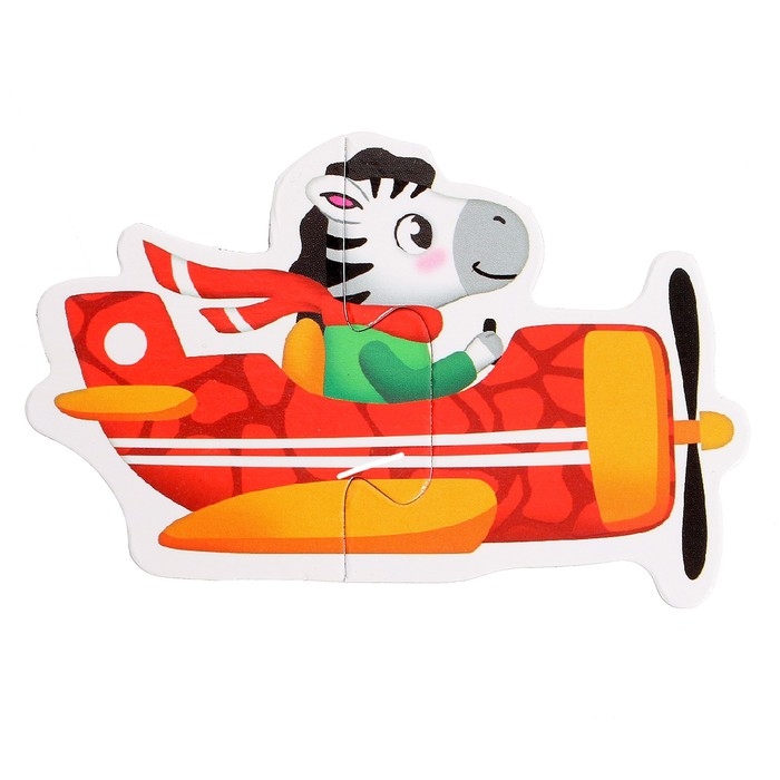 Магнитные макси-пазлы &laquo;В городе&raquo;, в металлической коробке