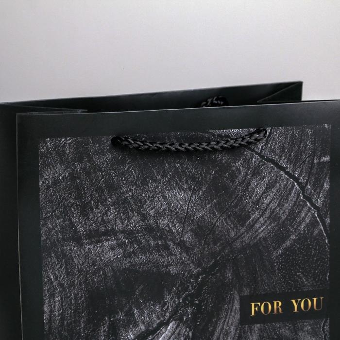 Пакет подарочный ламинированный вертикальный, упаковка, &laquo;Wood style&raquo;, MS 18 х 23 х 10 см