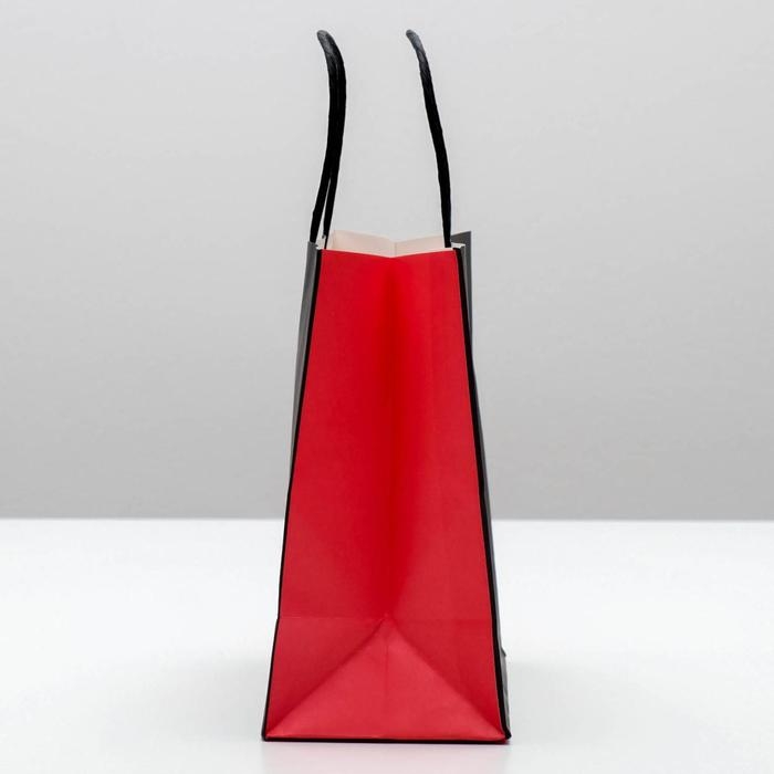 Пакет подарочный новогодний &laquo;Деда мороза не существует&raquo;, 22 х 22 х 11 см, Новый год