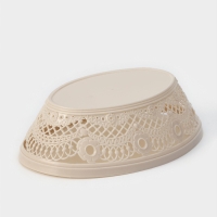 Ваза для хлеба и фруктов &laquo;Кружево&raquo;, цвет МИКС