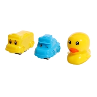 Трек для игры в ванной &laquo;Утиная горка&raquo;, на присосках, крепится на стену