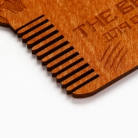 Расческа для бороды в конверте &laquo;Для сильных мужчин&raquo; 11 х 10,4см