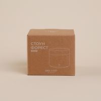 Банка для хранения сыпучих продуктов SL Home &laquo;Стун форест&raquo;, 220 мл, 8,7&times;5,7 см, керамическая, цвет белый