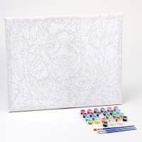 Картина по номерам на холсте с подрамником &laquo;Лев&raquo;, 40 х 50 см