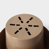 Горшок &laquo;Дуэт&raquo;, 1.5 л, цвет кофе с молоком