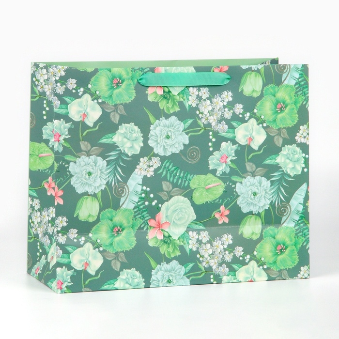 Пакет подарочный ламинированный с пластиковым окном, упаковка, &laquo;Тебе&raquo;, 32,5 х 26,5 х 13,5 см