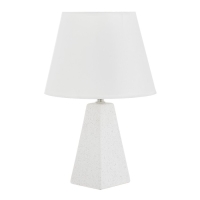 Настольная лампа "Альберта" Е27 40Вт белый 25х25х36см RISALUX