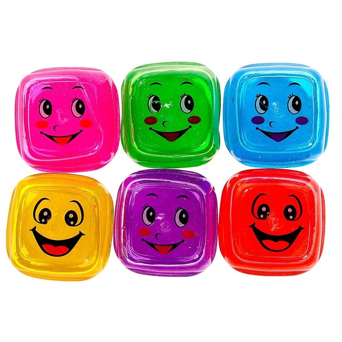 Лизун - слайм &laquo;Улыбка&raquo;, цвета МИКС