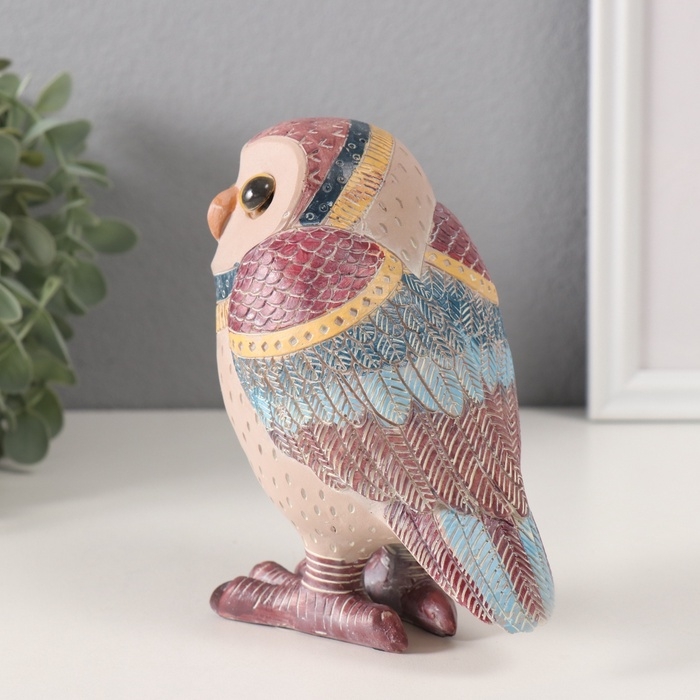 Сувенир полистоун "Совушка с платочком на шее" 11,7х8,3х14 см