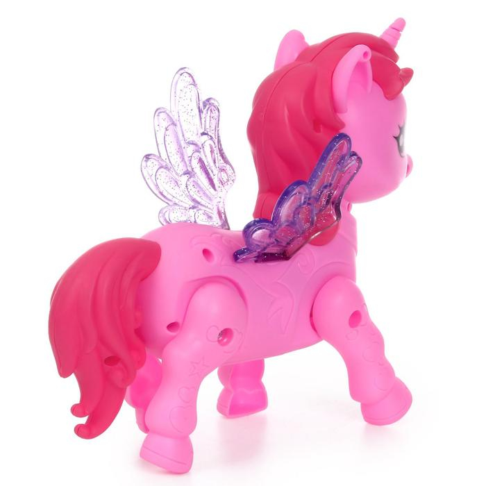 Музыкальная игрушка &laquo;Радужная пони&raquo;, ходит, свет, звук