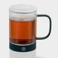 Кружка - мешалка стеклянная &laquo;Слот&raquo;, 400 мл, 11,5&times;8&times;12,2 см